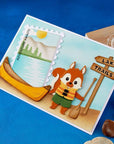 Spellbinders - Summer Camp Collection - Stencils - Lakeside Memories-ScrapbookPal