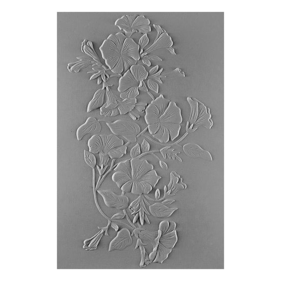 Spellbinders - Summer Solstice Garden Collection - 3D Embossing Folder - Petunia Cascade-ScrapbookPal