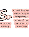 Spellbinders - Summertime Collection - Clear Stamps & Dies - So Amazing Sentiments-ScrapbookPal