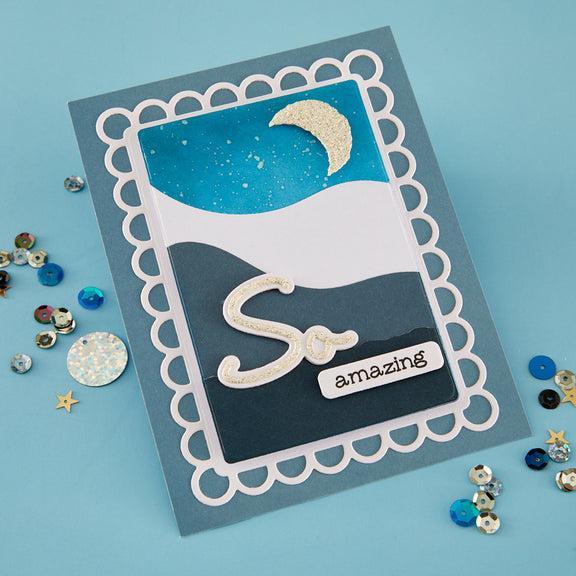 Spellbinders - Summertime Collection - Clear Stamps & Dies - So Amazing Sentiments-ScrapbookPal