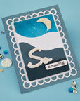 Spellbinders - Summertime Collection - Clear Stamps & Dies - So Amazing Sentiments-ScrapbookPal
