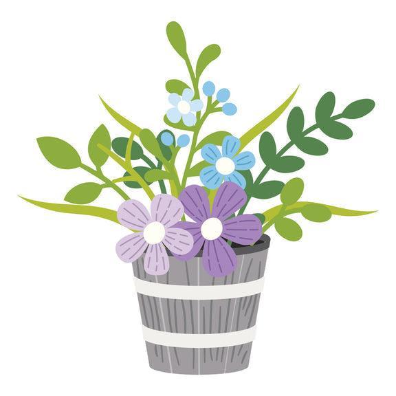 Spellbinders - Summertime Collection - Dies - Garden Planter-ScrapbookPal