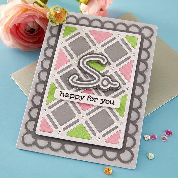 Spellbinders - Summertime Collection - Dies - Decorative Lattice-ScrapbookPal