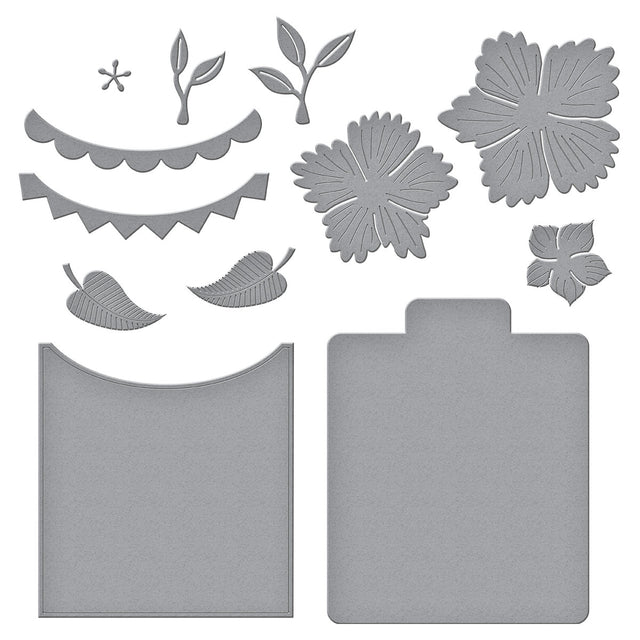 Spellbinders - Tabbed Classic Collection - Dies - Essential Envelope Every Day Add-Ons-ScrapbookPal