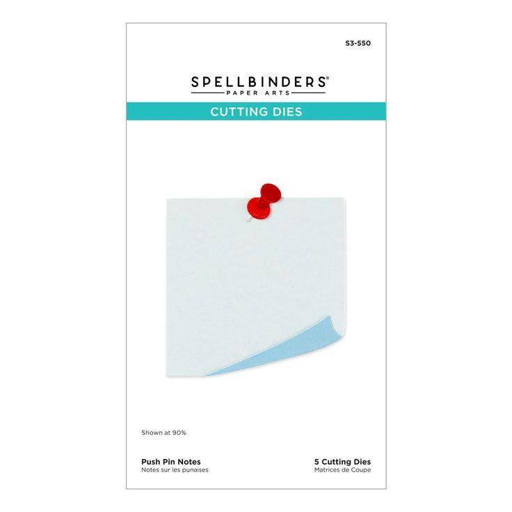 Spellbinders - Take Note Collection - Dies - Push Pin Notes-ScrapbookPal