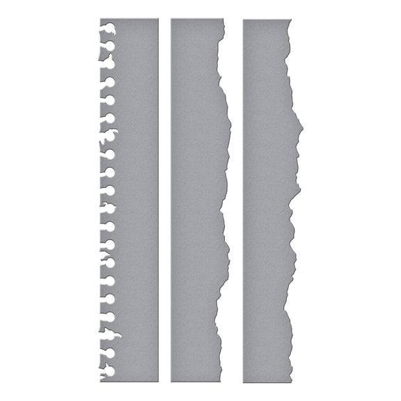 Spellbinders - Take Note Collection - Dies - Torn Paper Edges-ScrapbookPal
