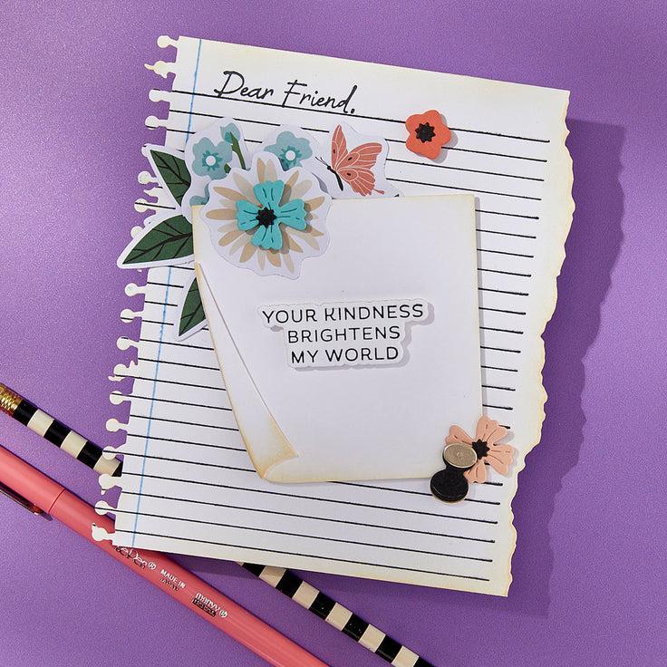 Spellbinders - Take Note Collection - Dies - Torn Paper Edges-ScrapbookPal
