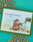 Spellbinders - Tangled Collection - Cling Stamps - Smitten with Mittens-ScrapbookPal