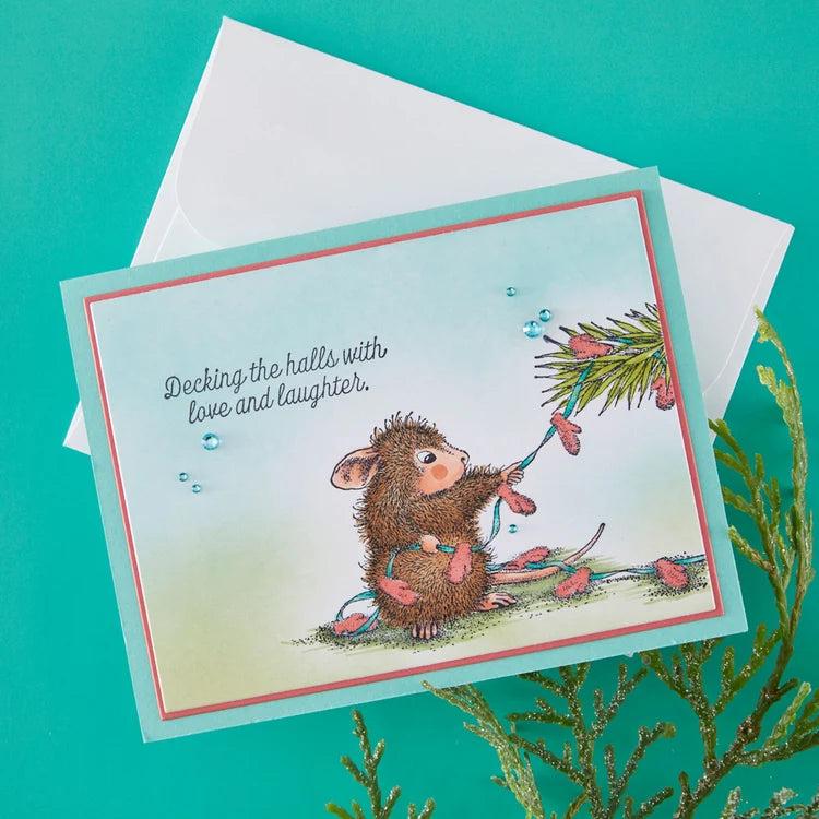 Spellbinders - Tangled Collection - Cling Stamps - Smitten with Mittens-ScrapbookPal