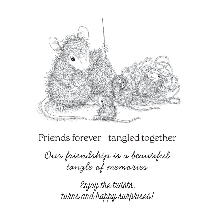 Spellbinders - Tangled Collection - Cling Stamps - Tangled-ScrapbookPal
