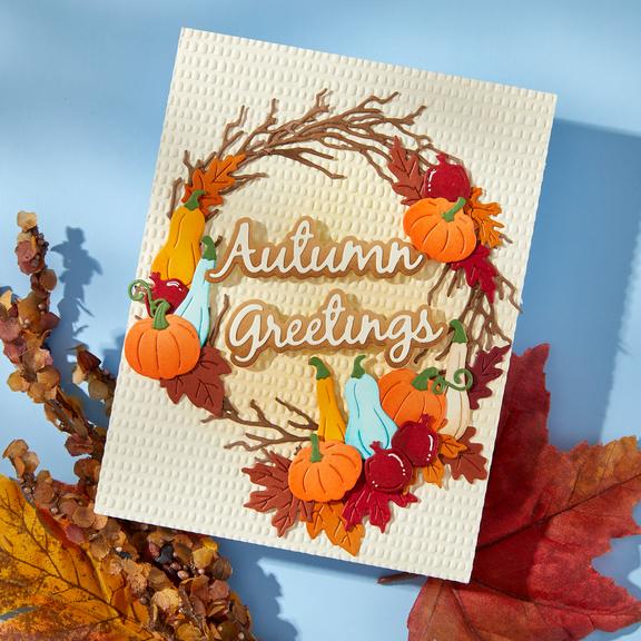 Spellbinders - Texture & Foliage Collection - 3D Embossing Folder - Dimpled-ScrapbookPal