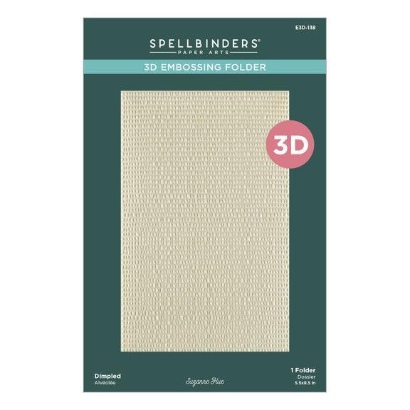 Spellbinders - Texture & Foliage Collection - 3D Embossing Folder - Dimpled-ScrapbookPal
