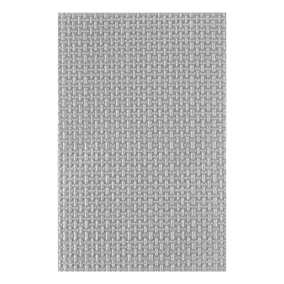 Spellbinders - Texture &amp; Foliage Collection - 3D Embossing Folder - Linen-ScrapbookPal