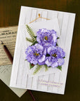 Spellbinders - The Cottage Garden Collection - Letterpress + Foil Plate & Dies - The Cottage Garden Sentiments-ScrapbookPal