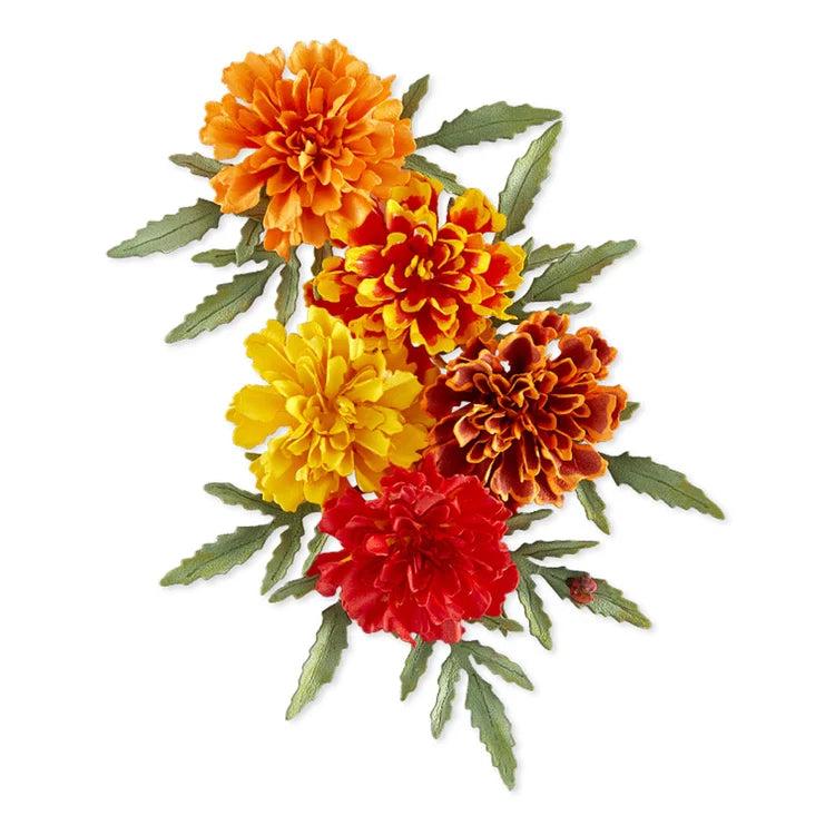 Spellbinders - The Cottage Garden Collection - Dies - Marigold-ScrapbookPal