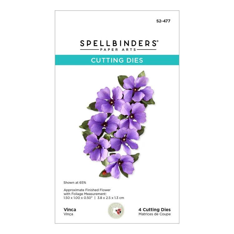 Spellbinders - The Cottage Garden Collection - Dies - Vinca-ScrapbookPal