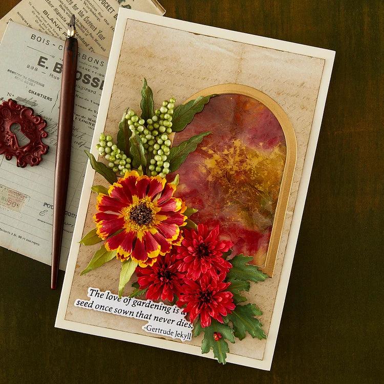 Spellbinders - The Cottage Garden Collection - Dies - Helenium and Ladybugs-ScrapbookPal