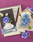 Spellbinders - The Poet's Garden Collection - Dies - Wild Violet and Ladybugs-ScrapbookPal