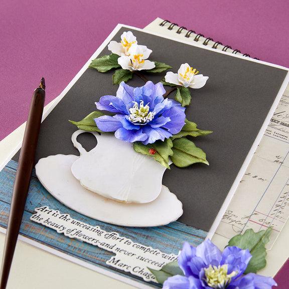 Spellbinders - The Poet's Garden Collection - Press Plate &amp; Dies - The Poet's Garden Sentiments-ScrapbookPal