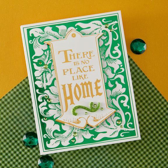 Spellbinders - The Wonder of Oz Collection - Press Plate & Dies - Wonder of Oz Frame & Tag-ScrapbookPal
