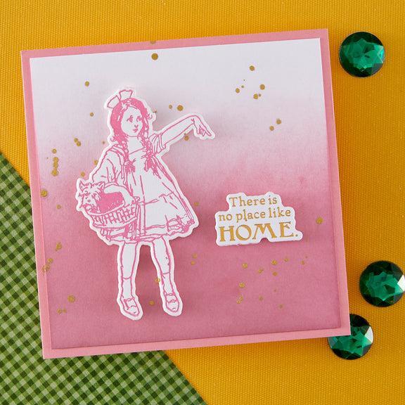 Spellbinders - The Wonder of Oz Collection - Press Plate &amp; Dies - Wonder of Oz Sentiments-ScrapbookPal