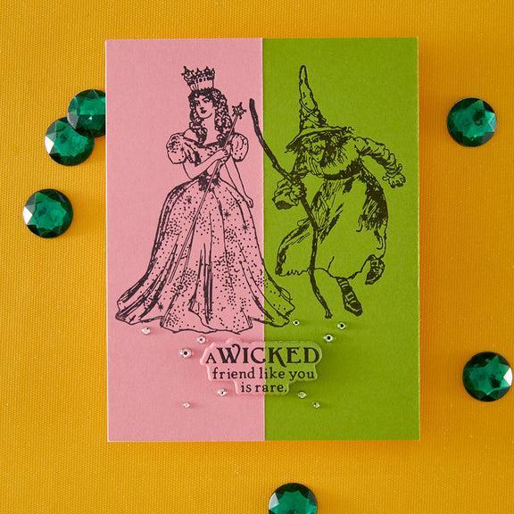 Spellbinders - The Wonder of Oz Collection - Press Plate &amp; Dies - Wonder of Oz Sentiments-ScrapbookPal