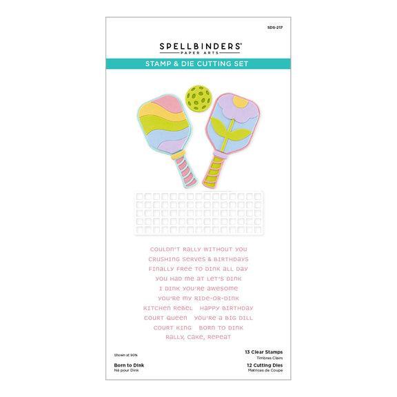 Spellbinders - This is Life Collection - Clear Stamps &amp; Dies - Born to Dink-ScrapbookPal