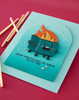Spellbinders - This is Life Collection - Clear Stamps & Dies - Dumpster Fire Clear-ScrapbookPal