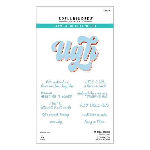 Spellbinders - This is Life Collection - Clear Stamps & Dies - Ugh-ScrapbookPal