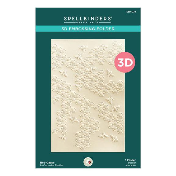 Spellbinders - Through the Arbor Garden - 3D Embossing Folder - Bee-Cause-ScrapbookPal