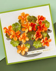 Spellbinders - Through the Arbor Garden - Dies - Nasturtium and Galvanized Wash Bucket-ScrapbookPal