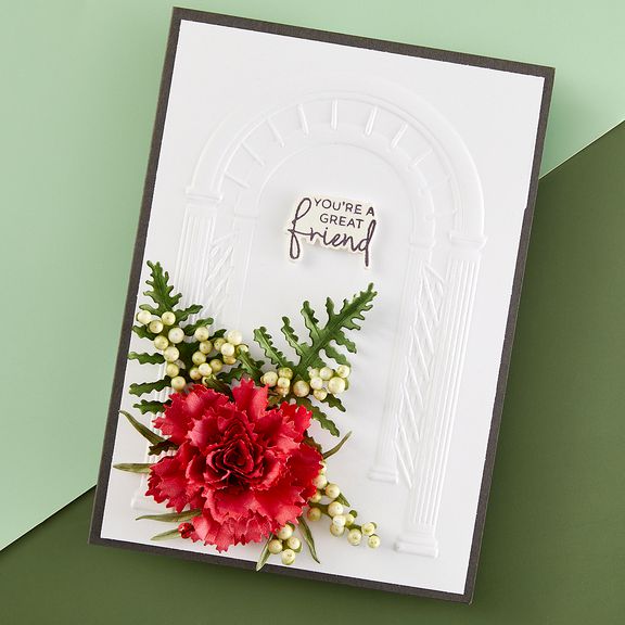 Spellbinders - Through the Arbor Garden - Embossing Folder - Arbor &amp; Ivy-ScrapbookPal