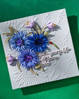 Spellbinders - Through the Meadow Collection - 3D Embossing Folder - Wildly Beautiful-ScrapbookPal