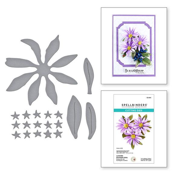 Spellbinders - Through the Meadow Collection - Dies - Lavender Mountain Daisy-ScrapbookPal