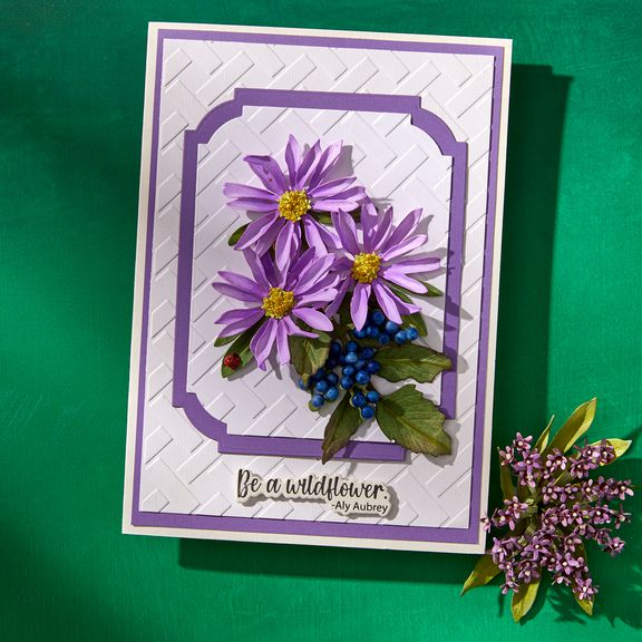 Spellbinders - Through the Meadow Collection - Dies - Lavender Mountain Daisy-ScrapbookPal