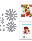 Spellbinders - Through the Meadow Collection - Dies - Painted Daisy and Ladybugs-ScrapbookPal