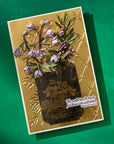 Spellbinders - Through the Meadow Collection - Press Plates & Dies - Through the Meadow Sentiments-ScrapbookPal