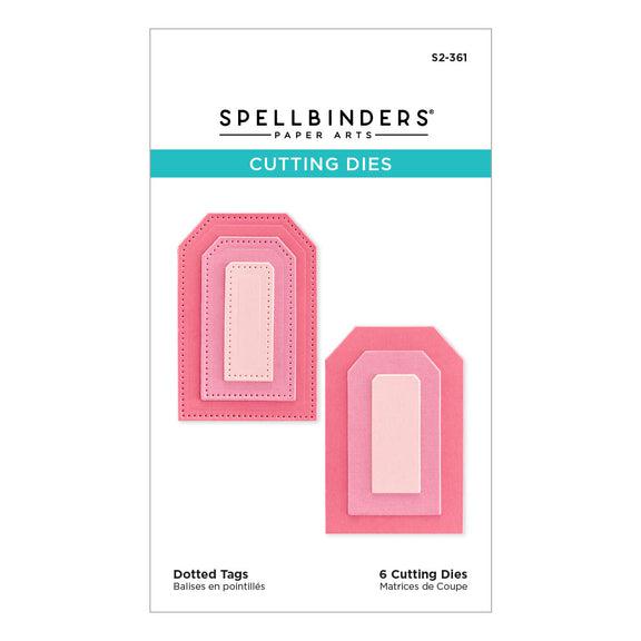 Spellbinders - Throwback Faves Collection - Dies - Dotted Tags-ScrapbookPal