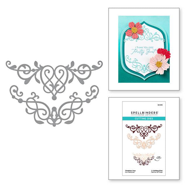 Spellbinders - Timeless Collection - Dies - Timeless Duo-ScrapbookPal