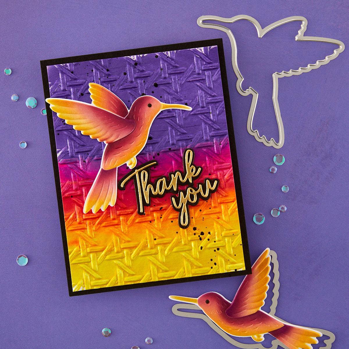 Spellbinders - Timeless Textures Collection - 3D Embossing Folder - Rattan Cane-ScrapbookPal