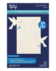 Spellbinders - Timeless Textures Collection - 3D Embossing Folder & Stencils - Hummingbird Garden-ScrapbookPal