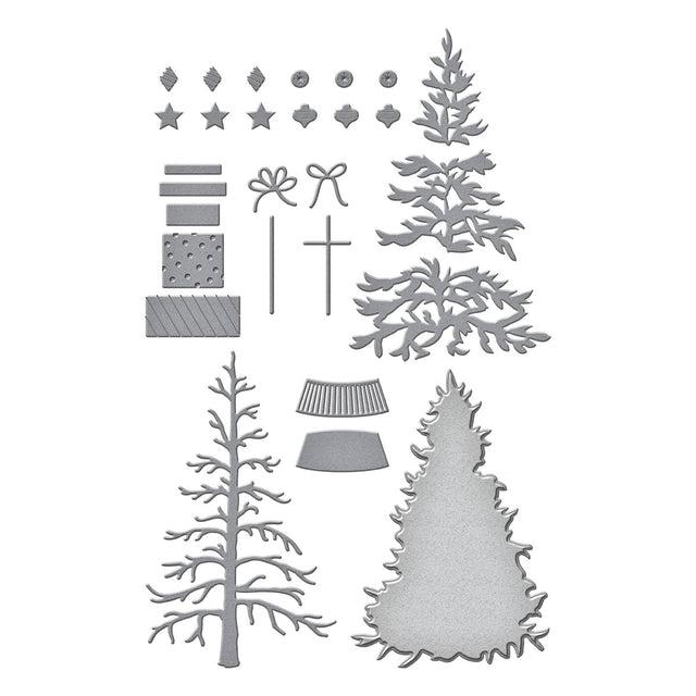 Spellbinders - Timeless Trees Collection - Dies - Classic Christmas Tree-ScrapbookPal