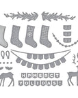 Spellbinders - Timeless Trees Collection - Dies - Mantle Decorations-ScrapbookPal