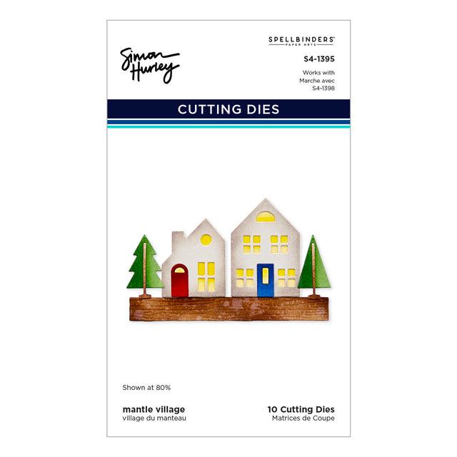Spellbinders - Timeless Trees Collection - Dies - Mantle Village-ScrapbookPal