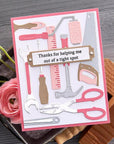 Spellbinders - Toolbox Essentials Collection - Clear Stamps & Dies - A Cut Above the Rest-ScrapbookPal