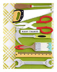 Spellbinders - Toolbox Essentials Collection - Glimmer Hot Foil Plate - Tic Tac Toe Plaid-ScrapbookPal