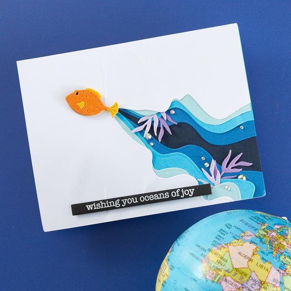 Spellbinders - Tunnel Scapes Collection - Dies - Underwater Marine Life-ScrapbookPal