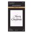 Spellbinders - Upright Italic Holiday Sentiments Collection - Letterpress + Foil Plate - Upright Italic Merry Christmas-ScrapbookPal