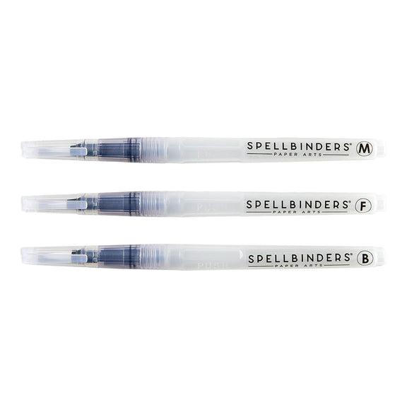 Spellbinders - Water Brush Set - 3 Pack-ScrapbookPal