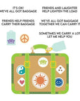Spellbinders - We All Have Baggage Collection - Clear Stamps & Dies - Retro Suitcase and Sentiments-ScrapbookPal